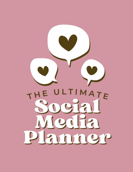 Social Media Planner: Social Media Planner and Tracker for Influencers and Social Media Managers - Gift for Influencers - 6 Month Undated Social Media Planner.